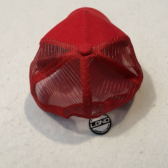 LGND Supply Co. RACING TEAM Corduroy Mesh Snapback hat Trucker Ballcap NWT - Picture 3 of 5